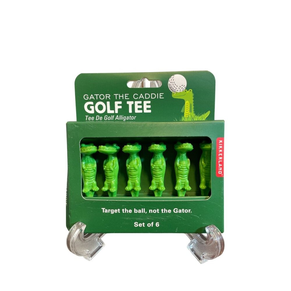 Gator the Caddie Golf Tee - Target the Ball, not the Gator!  Kikkerland